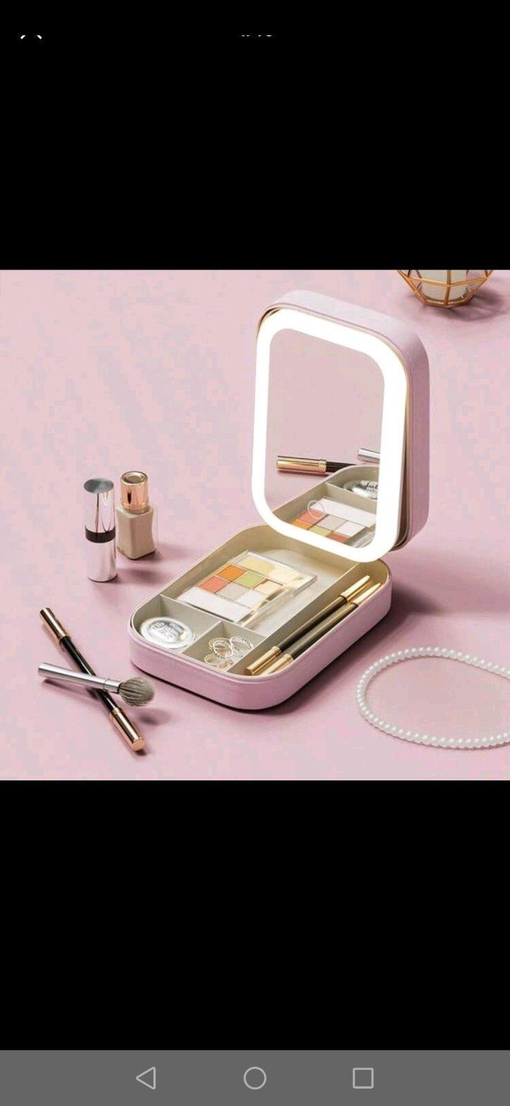 Mini Cosmetiquera con luz led